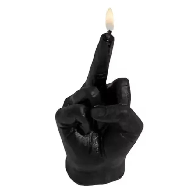 Middle Finger Candle — Funny Scented Gesture Candle | Quirky Gift & Bold Home Decor