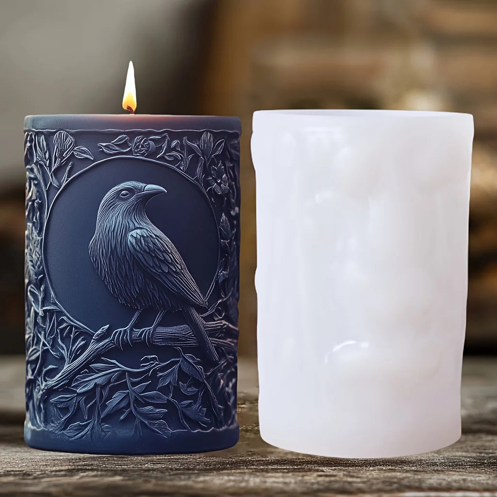 Crow & Rose Branch Silicone Candle Mold