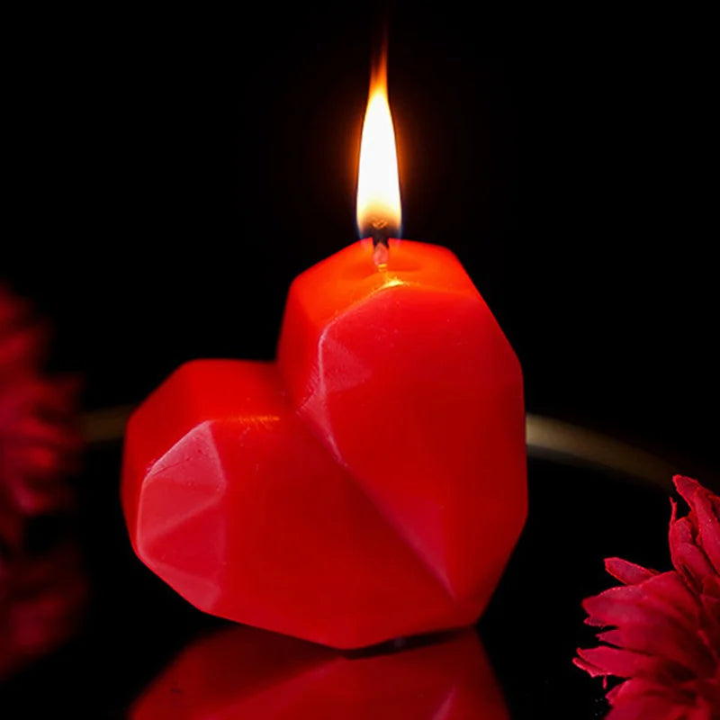 3D Heart Aromatherapy Candles — Romantic Valentine's Day & Wedding Gift Set