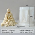 Prayer Statue Candle Mold — Gothic Wedding, Halloween & Dark Home Decor DIY