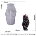 Skeleton Hand Rose Silicone Candle Mold — Gothic Skull & Bone DIY Soap Resin & Gypsum Craft Mold