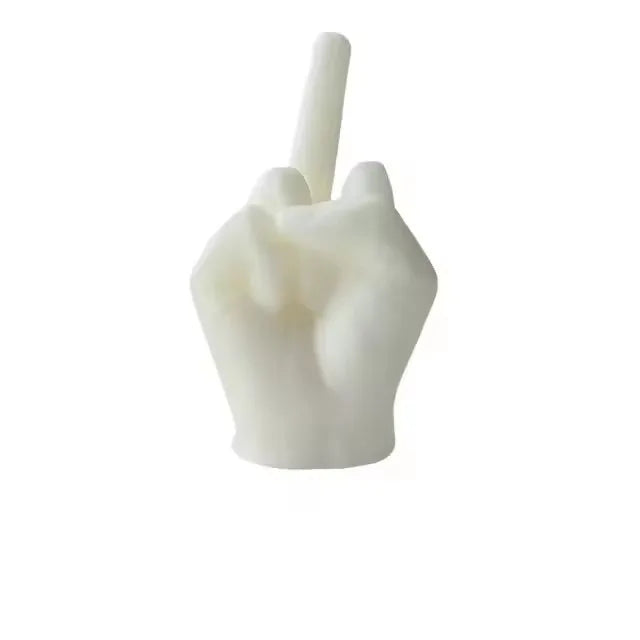 Middle Finger Candle — Funny Scented Gesture Candle | Quirky Gift & Bold Home Decor