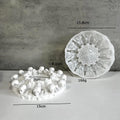 Skull Tea Light Candle Holder Silicone Mold — Gothic DIY Plaster & Resin Halloween Craft Mold