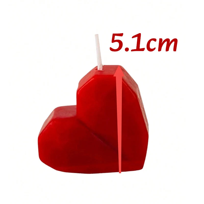 3D Heart Aromatherapy Candles — Romantic Valentine's Day & Wedding Gift Set