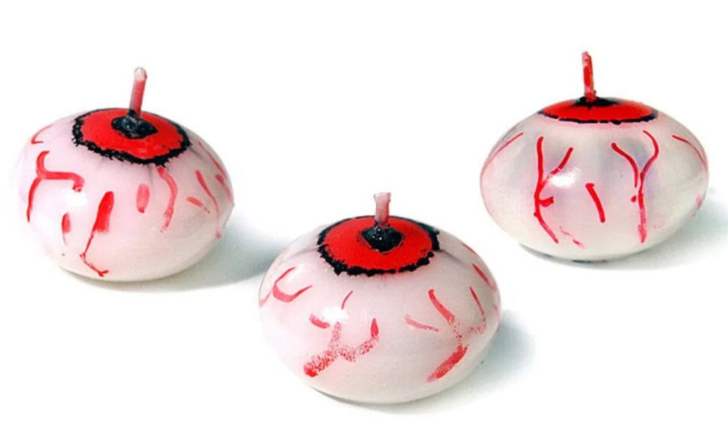 Floating Eyeball Candles — Gothic Halloween Atmosphere Decor & Party Props