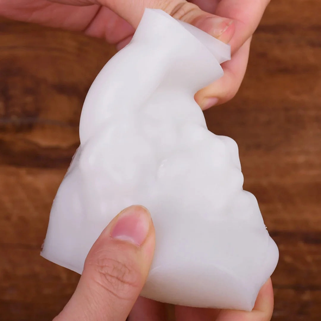 Rose Pillar Candle Silicone Mold — DIY Floral Candle Stick Soap & Resin Craft Mold