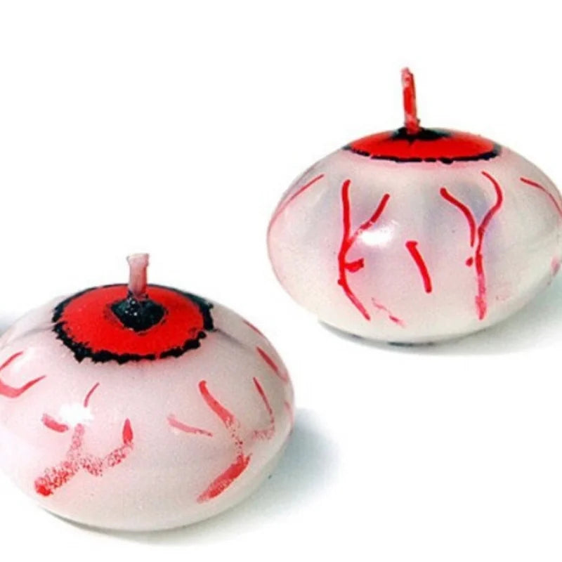 Floating Eyeball Candles — Gothic Halloween Atmosphere Decor & Party Props