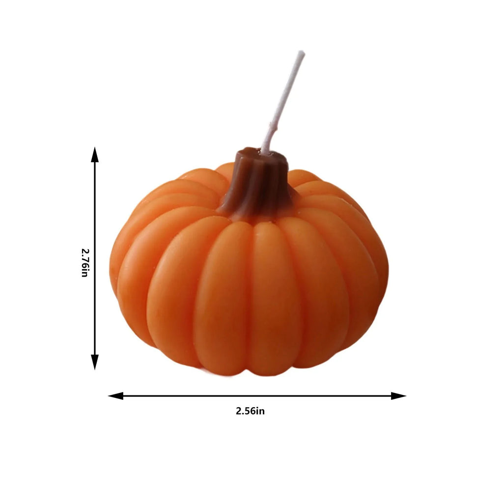 Pumpkin Aromatherapy Candle — Gothic Halloween Home Decor & Holiday Gift
