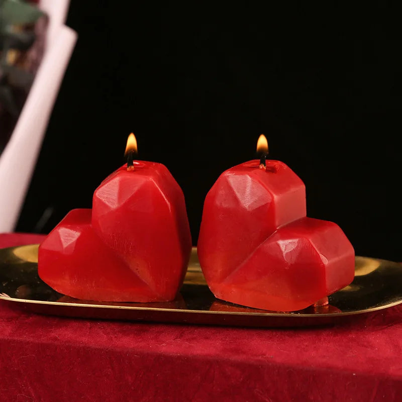 3D Heart Aromatherapy Candles — Romantic Valentine's Day & Wedding Gift Set