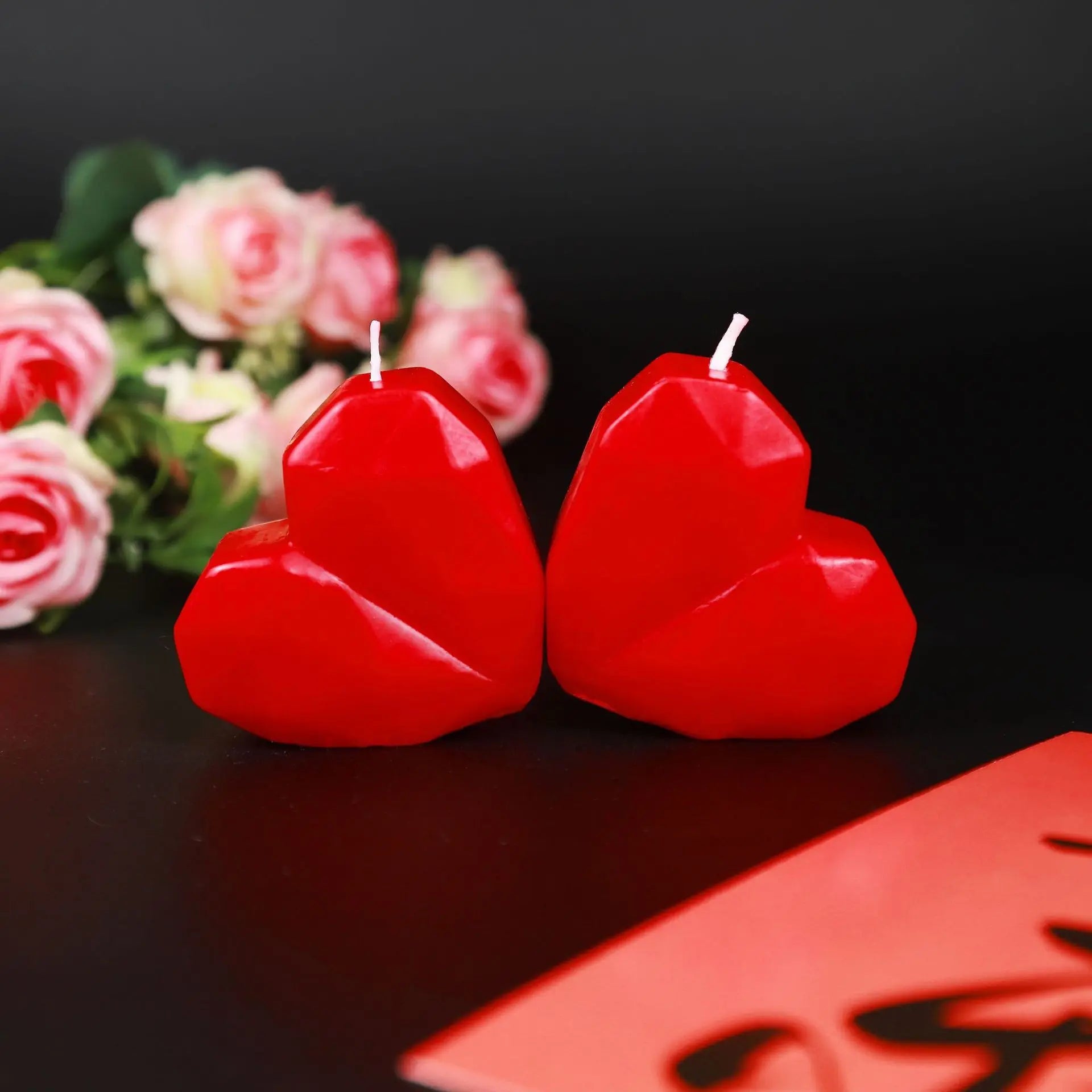 3D Heart Aromatherapy Candles — Romantic Valentine's Day & Wedding Gift Set