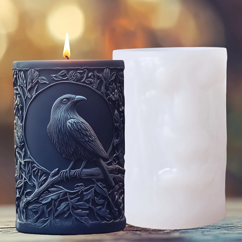 Crow & Rose Branch Silicone Candle Mold
