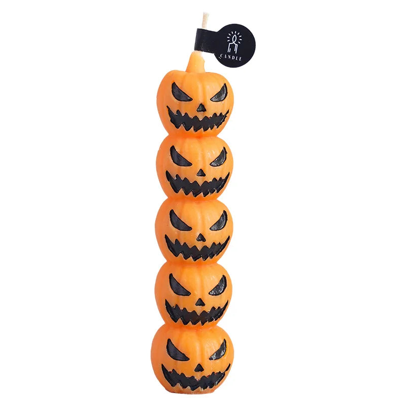 3D Halloween Aromatherapy Candles — Skull, Bone Fingers & Pumpkin Spooky Candle Set for Home Decor & Gifts
