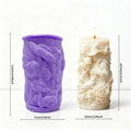 Wizard Rose Skull Candle Mold — Gothic Dark Theme Silicone Mold for Scented Candles