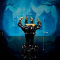 European Skull Candle Holder — Gothic Halloween Party Decor & Creative Candlelight Decoration