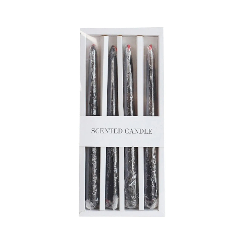 Halloween Bleeding Candles Set of 4 — Gothic Dripping Wax Candles for Eerie Home Decor