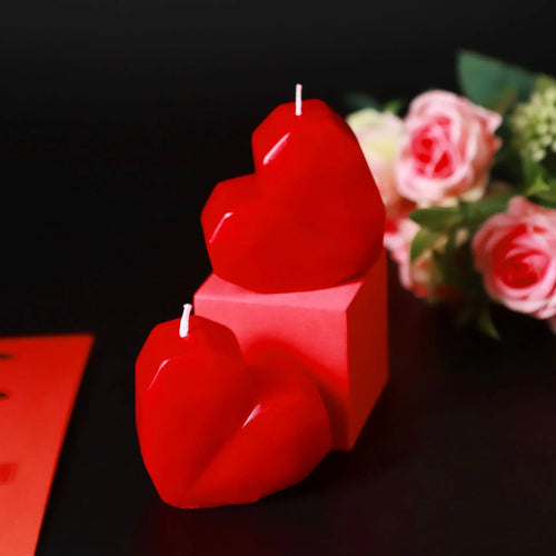 3D Heart Aromatherapy Candles — Romantic Valentine's Day & Wedding Gift Set