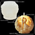Couples Embrace Rose Ball Candle Mold — Wedding & Valentine's Day Silicone Mold