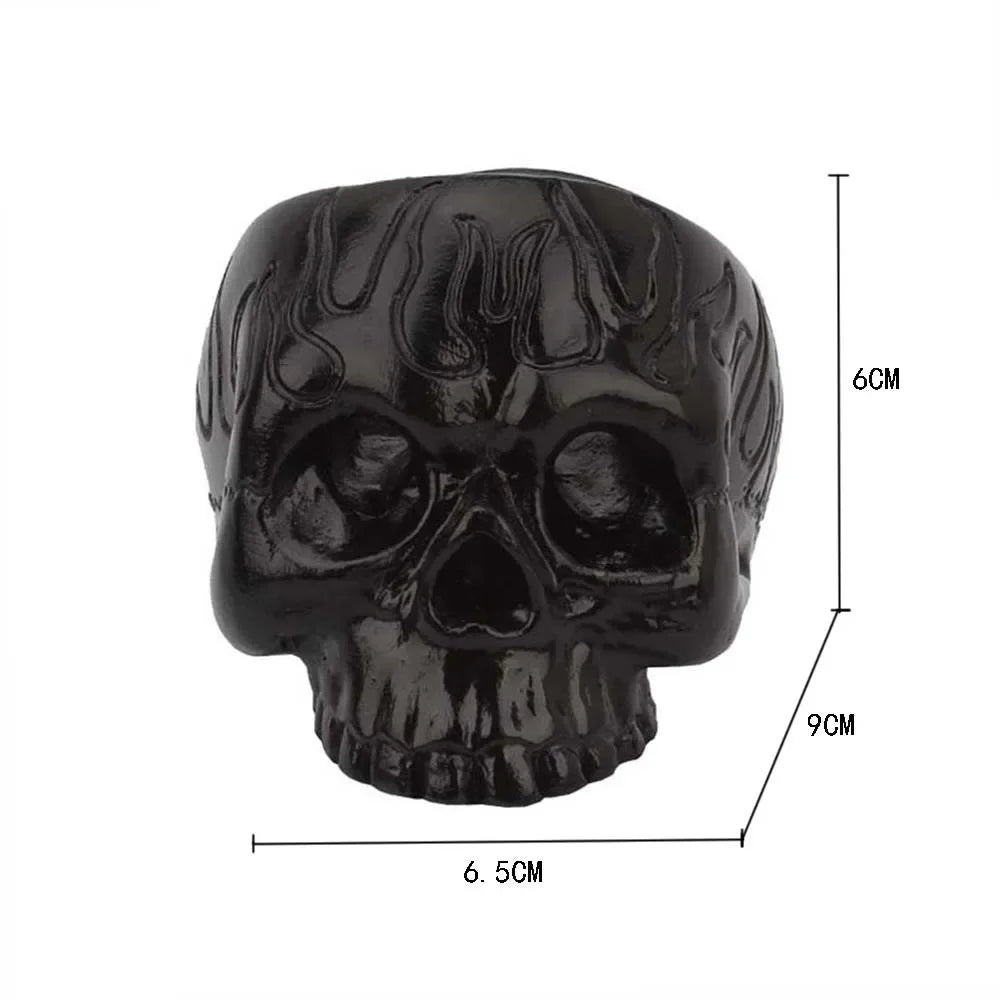 Skull Skeleton Resin Candlestick Holder — Gothic Candle Holder for Halloween, Christmas & Dark Home Decor