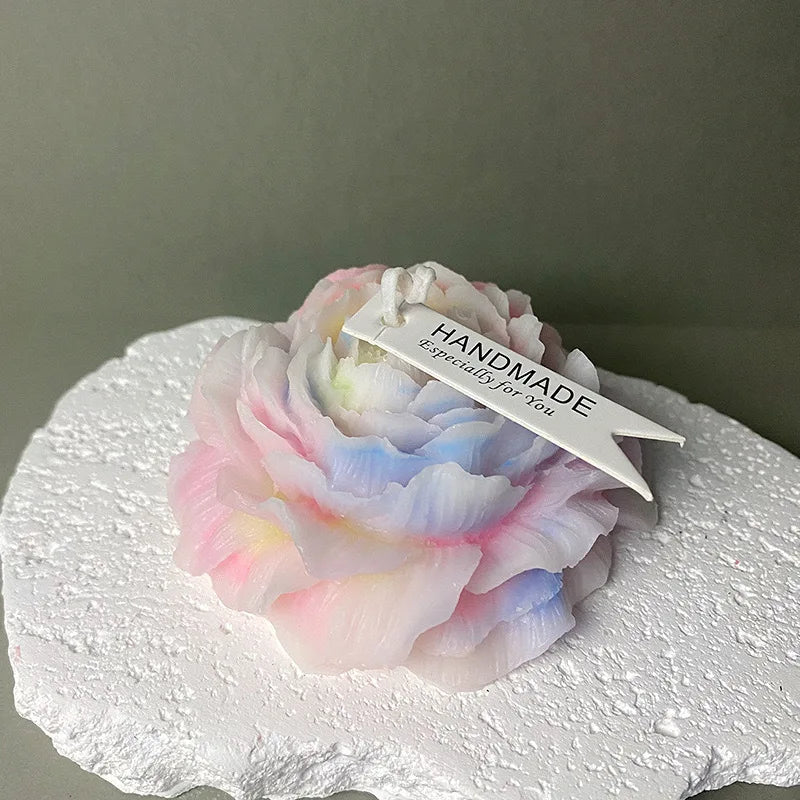 Glow in the Dark Peony Candle — Low Temperature Body-Safe Drip Candle
