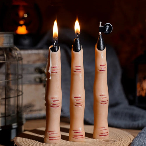 3D Halloween Aromatherapy Candles — Skull, Bone Fingers & Pumpkin Spooky Candle Set for Home Decor & Gifts