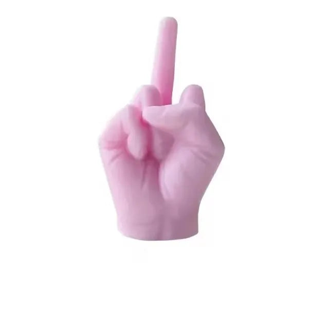 Middle Finger Candle — Funny Scented Gesture Candle | Quirky Gift & Bold Home Decor